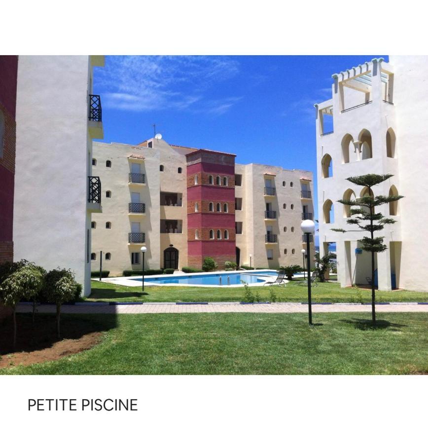 Tanger/Asilah: Appart 50M2 Face Mer Et Piscines, 5 Places, Tout Equipe+Wifi+Clim Appartement Briech Buitenkant foto