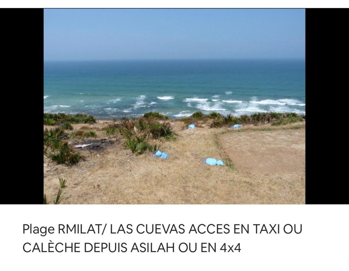 Tanger/Asilah: Appart 50M2 Face Mer Et Piscines, 5 Places, Tout Equipe+Wifi+Clim Appartement Briech Buitenkant foto