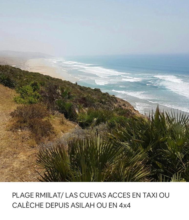 Tanger/Asilah: Appart 50M2 Face Mer Et Piscines, 5 Places, Tout Equipe+Wifi+Clim Appartement Briech Buitenkant foto