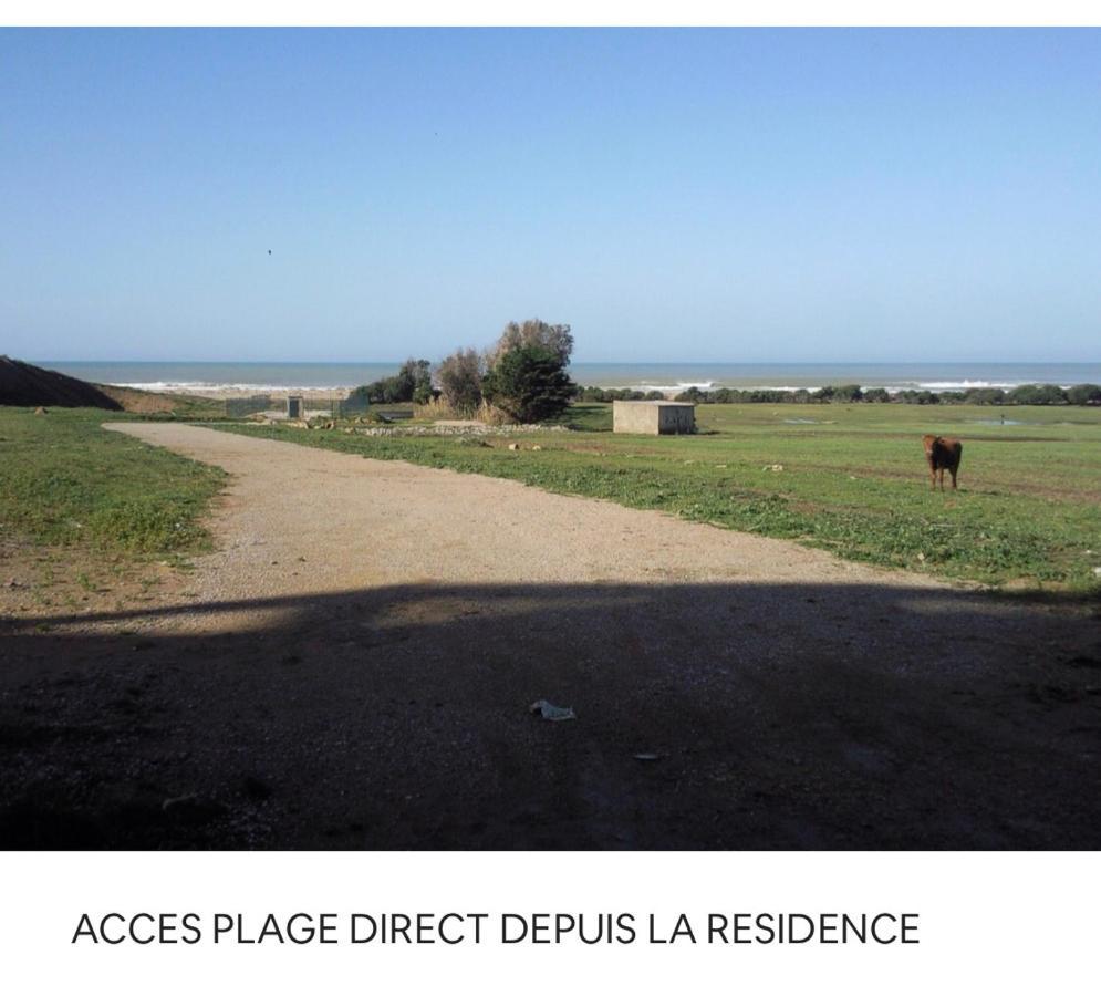 Tanger/Asilah: Appart 50M2 Face Mer Et Piscines, 5 Places, Tout Equipe+Wifi+Clim Appartement Briech Buitenkant foto