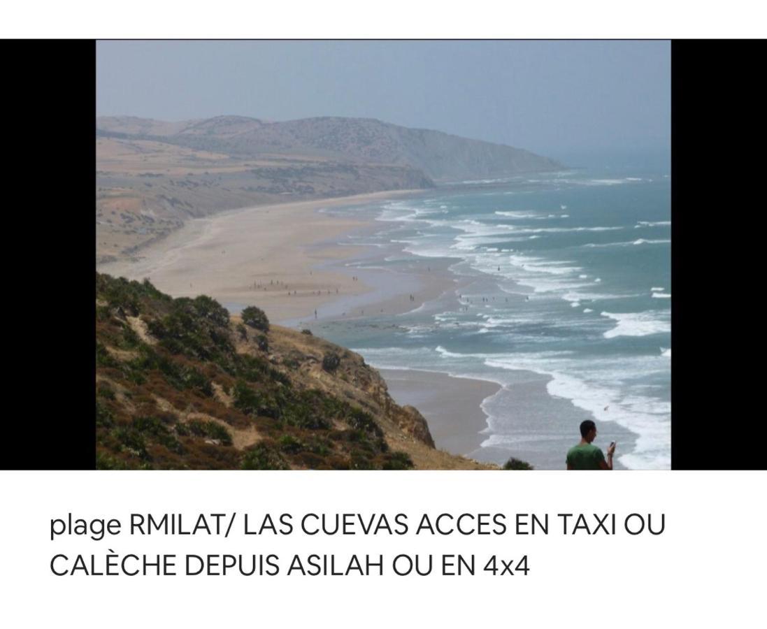 Tanger/Asilah: Appart 50M2 Face Mer Et Piscines, 5 Places, Tout Equipe+Wifi+Clim Appartement Briech Buitenkant foto