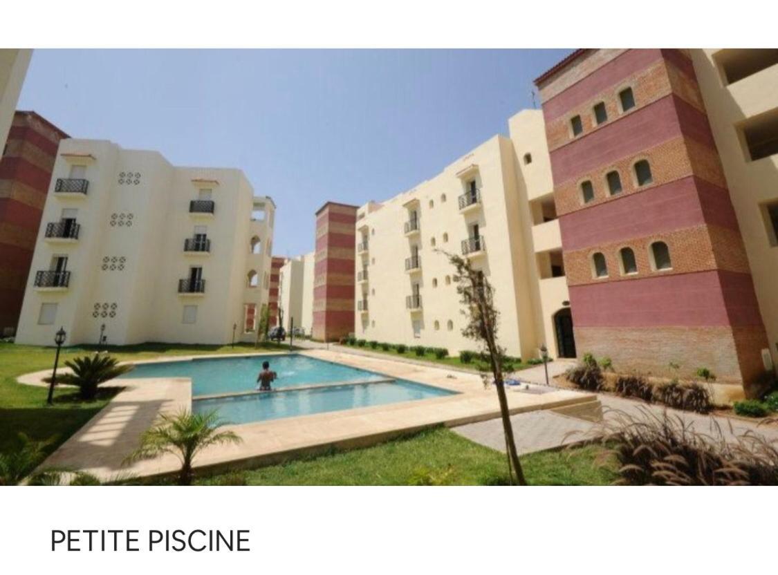 Tanger/Asilah: Appart 50M2 Face Mer Et Piscines, 5 Places, Tout Equipe+Wifi+Clim Appartement Briech Buitenkant foto