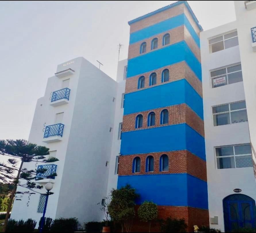 Tanger/Asilah: Appart 50M2 Face Mer Et Piscines, 5 Places, Tout Equipe+Wifi+Clim Appartement Briech Buitenkant foto