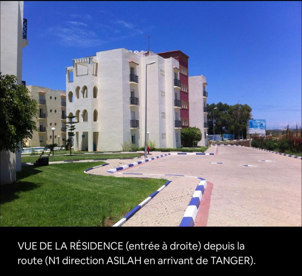 Tanger/Asilah: Appart 50M2 Face Mer Et Piscines, 5 Places, Tout Equipe+Wifi+Clim Appartement Briech Buitenkant foto